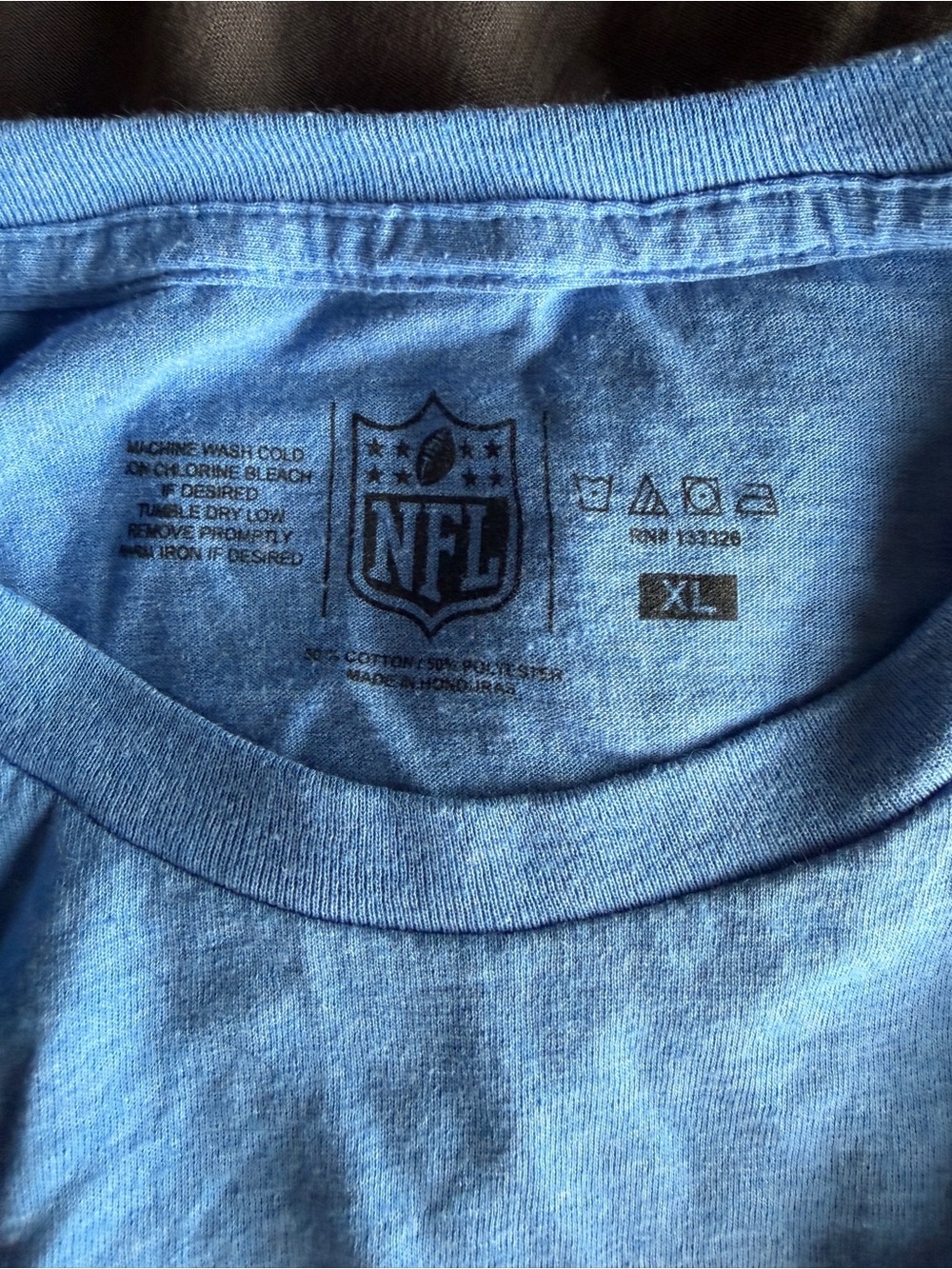 Vintage Vibes Denver Broncos Throwback Logo Tee Royal Blue - Picture 5 of 5